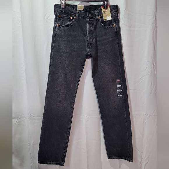 Levi's Strauss & Co Men's NWT 501 Original Fit Black Jeans Size 32X32 - Picture 2 of 12
